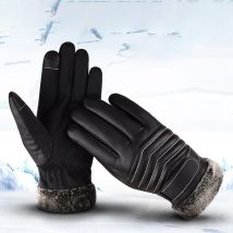 Gants pour homme | Gants de randonnée chauds et antidérapants pour l'extérieur, écran tactile épais, gants de randonnée #40