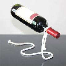 Porte-bouteille à vin chaîne artisanale | porte-bouteille d'alcool suspendu, corde blanche, porte-bouteille, accessoires de Bar de cuisine domestique