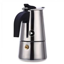 100/400/600ml cafetière italienne haut Moka Expresso Cafeteira Expresso percolateur inox cuisinière Induction cuisinière