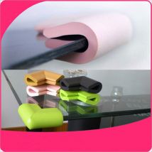 Protecteur d'angle de table en verre, protection de sécurité pour bébé, bords souples, protection des bords et coins de Table en verre pour bébé avec autocollant 3M