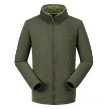 Veste polaire à capuche chaude pour homme, vêtement d'extérieur en velours épais, polaire, doublure de veste, grandes tailles