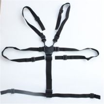 Harnais universel à 5 points pour chaise haute pour bébé, ceintures de sécurité pour chaise haute, accessoires pour landau poussette