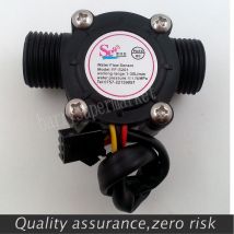 2 pièces eau carburant débitmètre capteur compteur Hall débitmètre piscine flotteur interrupteur pour chauffe-eau, carte de crédit machine G1/2 1-30L/min