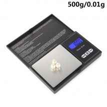 Balances numériques de précision noir | 500 g x 0.01g rechargement poudre bijoux Carat, avec trois Modes de pesage, 18Oct