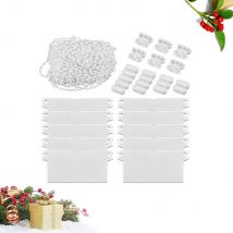 Accessoires de rideau de stores verticaux en plastique ensemble de stores à persiennes roulants
