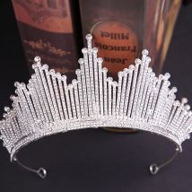 Cristal bandeau reine diadèmes couronne perles Mariage diadème chapeaux Mariage