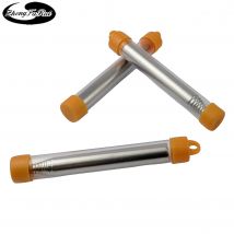 Bâton de soufflage de feu rétractable en acier inoxydable, équipement d&#39;extérieur, équipement de camping, tube de soufflage