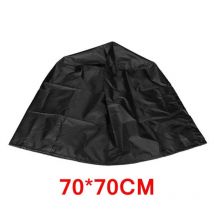 Couverture ronde imperméable de Barbecue | Tapis anti-poussière de Barbecue pour fournitures de jardin de jardin noir