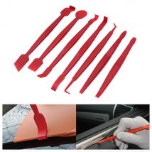 Racloir à Film vinylique pour voiture, outil de fermeture des bords pour Film adhésif, accessoires de style Automobile, 7 pièces/ensemble