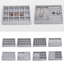 Organisateur de vitrine d'affichage de tiroir de plateau de bijoux pour le Bracelet de collier