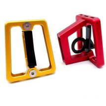 Pour Brompton Avant Transporteur Bloc Sac De Vélo Pliant Support Porte-Alliage D'aluminium 68.5G Vélo Accessoires-Rouge