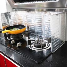 Pare-vent pliable pour cuisinière à gaz, couvercle de déflecteur d&#39;huile, plaques anti-éclaboussures, couverture de BBQ