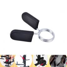 Spinlock colliers Barbell collier serrure haltères Clips pince barre de levage de poids haltère de gymnastique Fitness musculation 1X 25mm