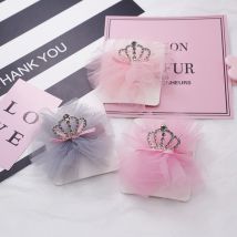 Épingles à cheveux princesse adorable en fil de fleur, couronne avec strass, accessoire à la pour fille coréenne
