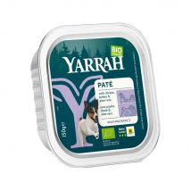 Yarrah - Hundefutter Paté Huhn und Truthahn mit Aloe Vera Bio 12 x 150 g