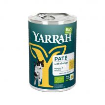 Yarrah Bio Paté Katzenfutter - Dosen - Huhn - 12 x 400 g