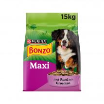 Bonzo Maxi Hundefutter - Rindfleisch - 15 kg