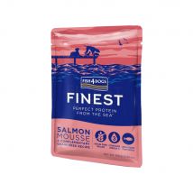 Fish4Dogs Finest Mousse Hundefutter - Frischebeutel - Lamm - 6 x 100 g