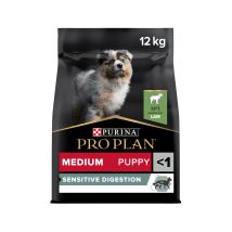 Purina Pro Plan Sensitive Digestion Medium Puppy Hundefutter - Lamm - 12 kg