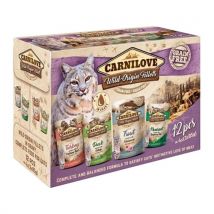 Carnilove Multipack Katzenfutter - Mahlzeitenbeutel - 12 x 85 g