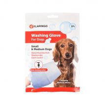 Flamingo Hunde-Waschhandschuh - M/L