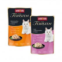 Animonda Vom Feinsten Katzenfutter - Frischebeutel - Lachs & Hühnchenfilet - 18 x 50 g