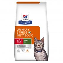 Hill's - c/d Urinary Stress + Metabolic - Feline - 2 x 8 kg