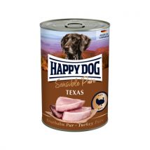 Happy Dog Sensible Pure Texas - Truthahn - 12 x 800 g