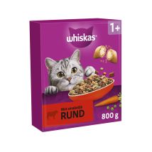 Whiskas Trockenfutter Adult Box - Rind - 800 g