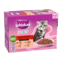 Whiskas Junior Nassfutter - Classic Selection in Sauce - 24 x 85 gram