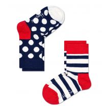 Kids Socks 2-Pack Stripes