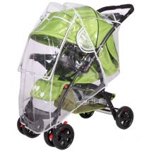 Stroller rain cover Stroller rain cover windscreen with zipper rain cover poncho