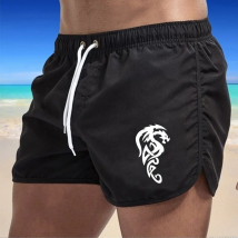 2024 Quick Dry Swimming for Men Swimwear Man Swimsuit Swim Trunks Bathing Wear Surf Beach Shorts
