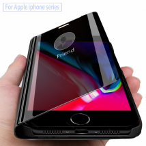 Pour iphone 8 7 6 Étui De Luxe Miroir En Cuir Étui de Téléphone Intelligent pour iphone 11 pro max 7 8Plus SE se2 X XS Max XR Couverture fundas