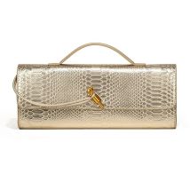 Luxury Fashion Women's Croc Flap Clutch Bags, High-End Shoulder And Crossbody Bags - Elegant Party Accessories For Special Occasions
