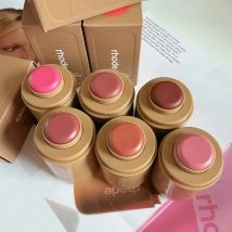 Rhode Lipstick Case For IPhone 16 15 14 13 12 Pro Max Lip Balm Gloss Peppermint Glaze Strawberry Cinnamon Roll Glaze Lip Rouge