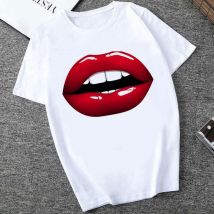 t-shirt imprimé femme manches courtes