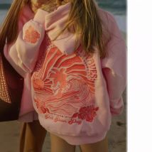 Women’s Clothing EVERYTHING COMESIN WAVES Hoodie CHASING SUNS ETS Sweatshirt