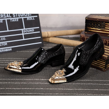 Men's Dress Leather Oxfords Business Loafers Classic Derby Shoes