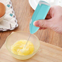 Langmayue Milk Coffee Whisk Mixer Electric Egg Beater Frother Mini Stirrer Kitchen Tool-Random Color