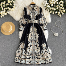 Robe taille française haute couture mode femme