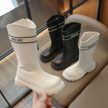 Kids Shoes Martin boots 2024 spring and autumn new style short boots princess boots short tube versatile stylish knight boots wholesale