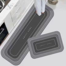 tapis de sol de cuisine de style simple et moderne, tapis d'entrée de porte, tapis antidérapants résistants à la saleté, bandes de moquette
