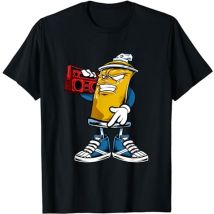 Boombox 80s 90s Hip Hop - Spray Can Ghetto Blaster T-Shirt