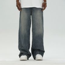Vêtements pour hommes High Street Loose Straight Wide Leg Casual Pantalons