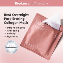 Biodance Bio-Collagen Real Deep Mask Masque de nuit Masque de nuit hydratant et resserrant les pores Masque facial au collagène à faible poids moléculaire Masque de nuit Masque efface-pores