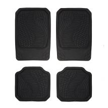 Lot de 4 tapis de sol pour voiture en PVC, universels, imperméables, durables, antidérapants, pour les quatre saisons
