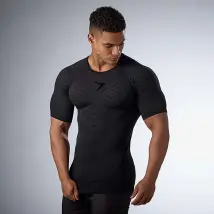 Men's Summer Gym Quick Dry Shark T-shirt Compression Shirt Skinny Short Sleeve Tee Tops Running Sport Male Fiess