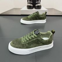 Grande taille 45 2024 Herren 46 Ledergesicht modische und vielseitige Trendige Casual Board weiche Sohlen Low Top Schuhe