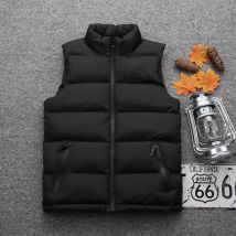 [SeoulWarm] Gilet matelassé pour homme – Doudoune sans manches style coréen | Vêtements d'extérieur tendance pour l'hiver